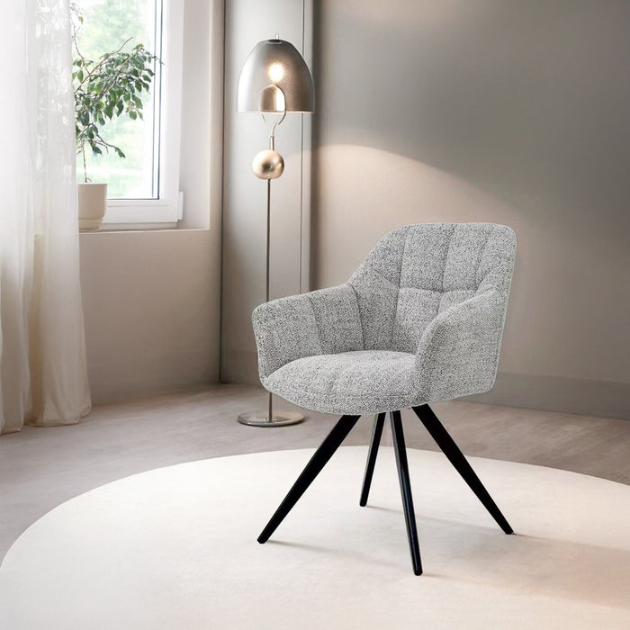 Eetkamerstoel Tommy Bisque Oasis Draaibaar 61 cm 61x64x84 cm-Eetkamerstoelen-Livingfurn