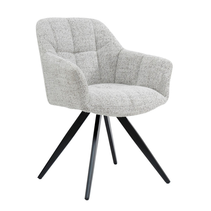 Eetkamerstoel Tommy Bisque Oasis Draaibaar 61 cm 61x64x84 cm-Eetkamerstoelen-Livingfurn