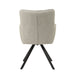 Eetkamerstoel Tori Beige Draaibaar 62 cm-Eetkamerstoelen-Livingfurn