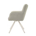 Eetkamerstoel Tori Natural Beige Draaibaar 62 cm-Eetkamerstoelen-Livingfurn