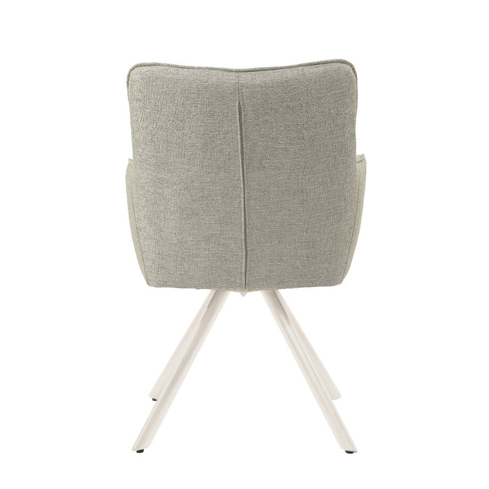 Eetkamerstoel Tori Natural Beige Draaibaar 62 cm-Eetkamerstoelen-Livingfurn