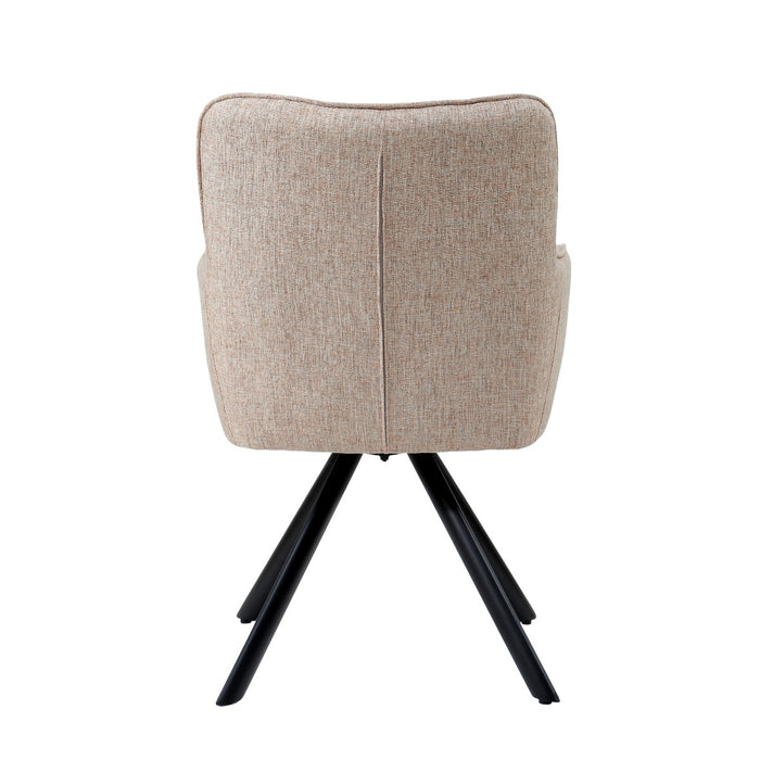 Eetkamerstoel Tori Roze Draaibaar 62 cm-Eetkamerstoelen-Livingfurn