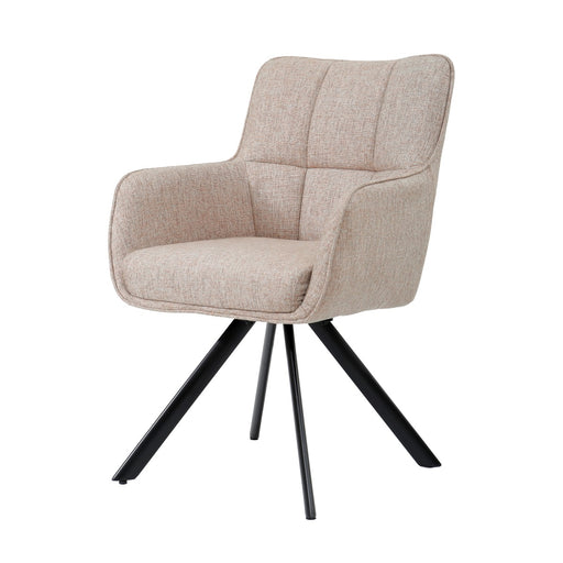 Eetkamerstoel Tori Roze Draaibaar 62 cm-Eetkamerstoelen-Livingfurn