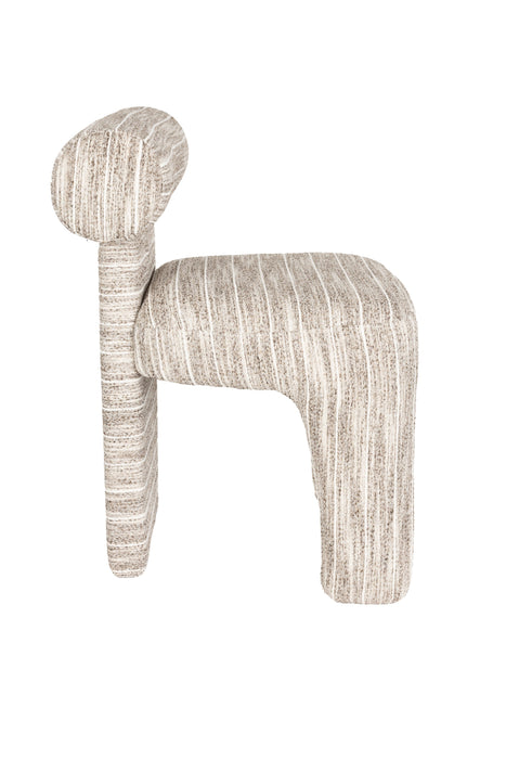 Eetkamerstoel Vana Polyester Beige – productaanzicht 2