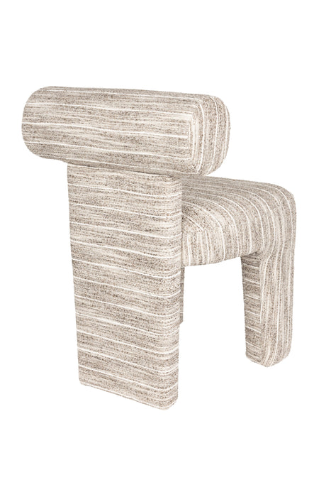 Eetkamerstoel Vana Polyester Beige – productaanzicht 3