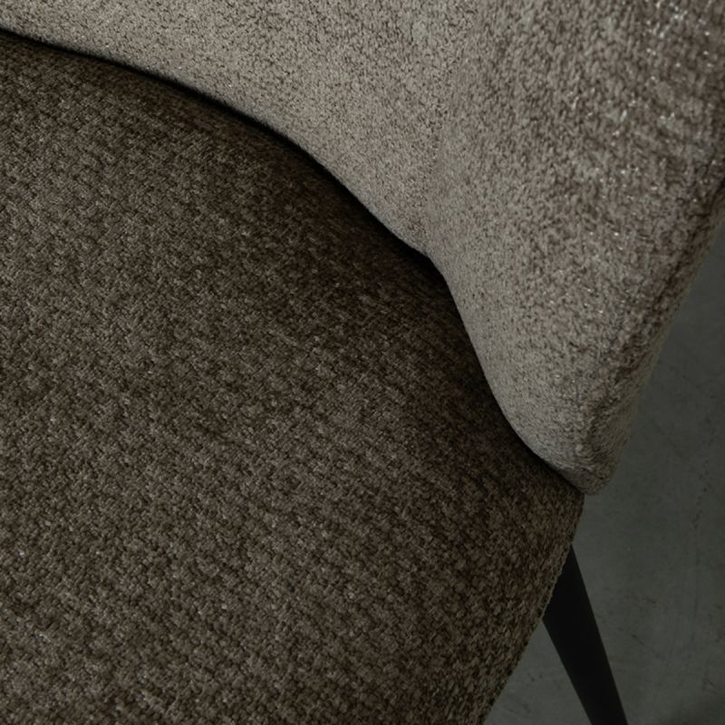 Eetkamerstoel Vino Hunter Elite Zwart Metalen Frame 49x62x85 cm-Eetkamerstoelen-LABEL51
