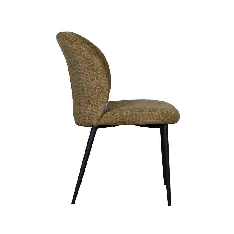 Eetkamerstoel Vino Mustard Elite 49x62x85 cm-Eetkamerstoelen-LABEL51