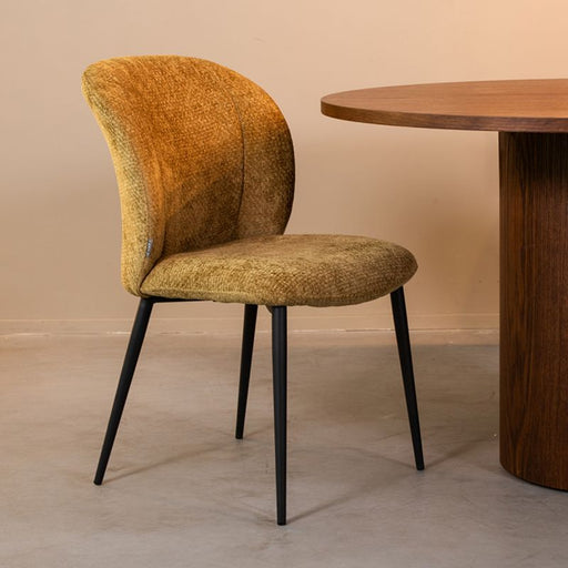 Eetkamerstoel Vino - Mustard - Elite-Eetkamerstoelen-LABEL51