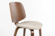 Eetkamerstoel Walden Polyester, Rubber wood Beige, sfeerbeeld 7