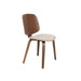 Eetkamerstoel Walden Polyester Beige 55x51 cm-Eetkamerstoelen-Creating Home