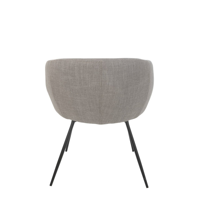 Eetkamerstoel Wales Steel | Foam Grey-Eetkamerstoelen-J-Line