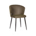 Eetkamerstoel Wave - Army - Microvezel-Eetkamerstoelen-LABEL51