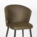 Eetkamerstoel Wave - Army green - Microfiber-Eetkamerstoelen-LABEL51