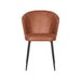 Eetkamerstoel Wave - Cognac - Microfiber-Eetkamerstoelen-LABEL51