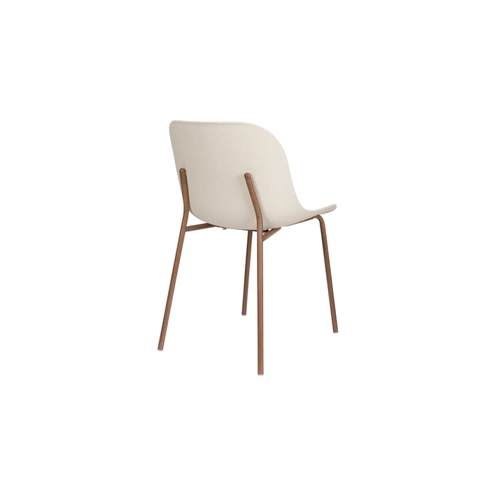 Eetkamerstoel Wheat Polypropyleen Wit 56x48 cm-Eetkamerstoelen-Creating Home