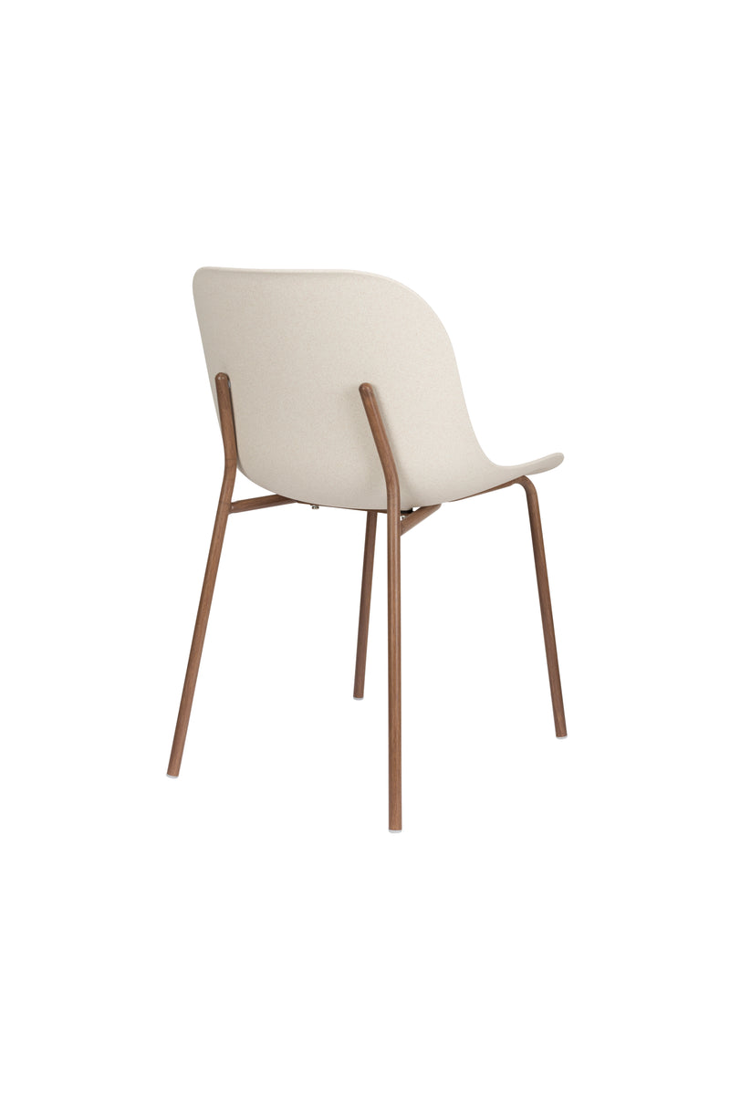 Eetkamerstoel Wheat Polypropyleen Wit 56x48 cm-Eetkamerstoelen-Creating Home