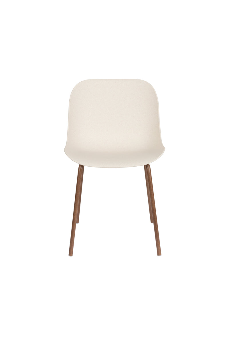 Eetkamerstoel Wheat Polypropyleen Wit 56x48 cm-Eetkamerstoelen-Creating Home