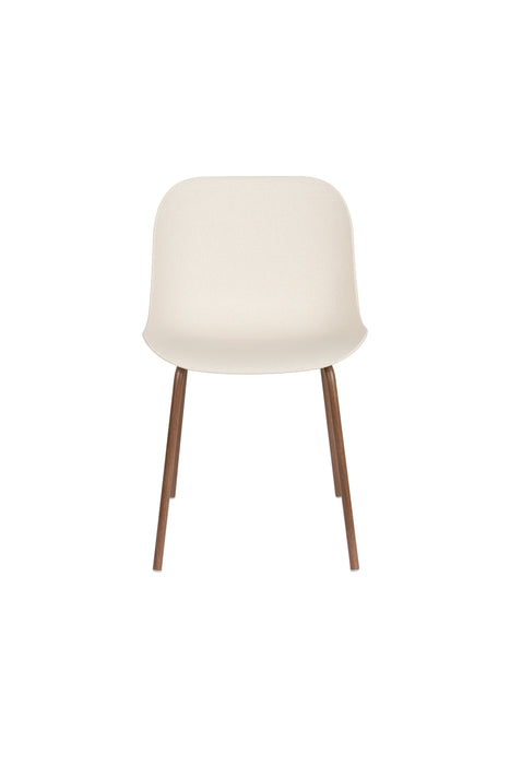 Eetkamerstoel Wheat Polypropyleen Wit 56x48 cm-Eetkamerstoelen-Creating Home