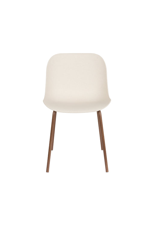 Eetkamerstoel Wheat Polypropyleen Wit 56x48 cm-Fauteuils-Creating Home