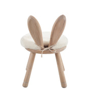 Eetkamerstoel Wit Beech hout 35 cm 36x36x56 cm-Eetkamerstoelen-J-Line