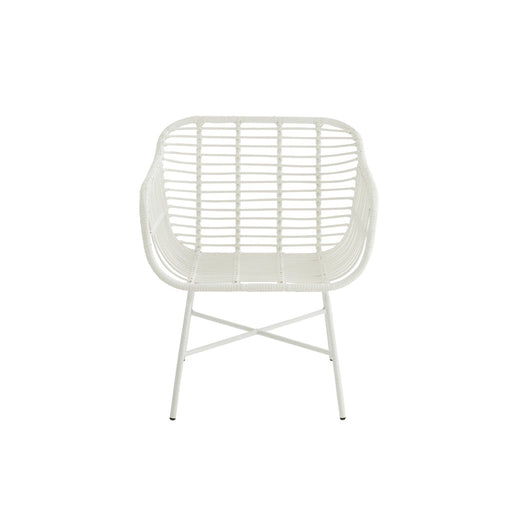 Eetkamerstoel Wit Ijzer 67 cm-Eetkamerstoelen-J-Line