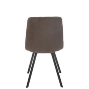 Eetkamerstoel Wit Metaal 45 cm 45x55x85 cm-Eetkamerstoelen-J-Line