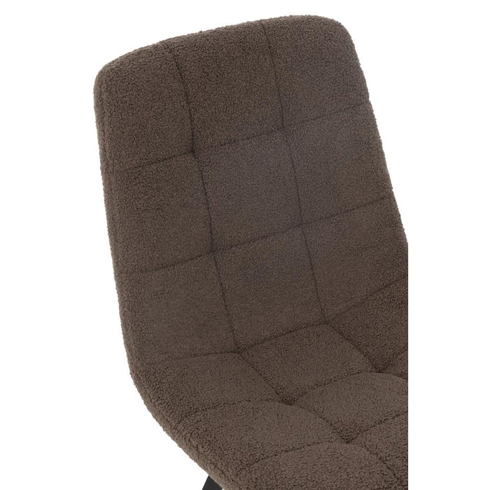 Eetkamerstoel Wit Metaal 45 cm-Eetkamerstoelen-J-Line