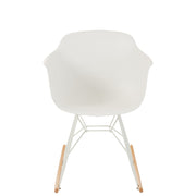 Eetkamerstoel Wit Metaal 56 cm 56.5x69x79 cm-Eetkamerstoelen-J-Line