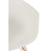 Eetkamerstoel Wit Metaal 56 cm 56.5x69x79 cm-Eetkamerstoelen-J-Line