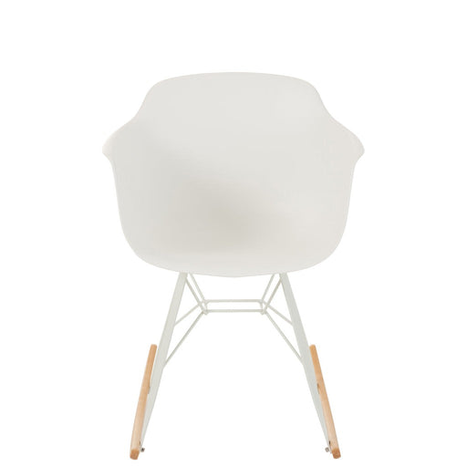 Eetkamerstoel Wit Metaal 56 cm-Eetkamerstoelen-J-Line