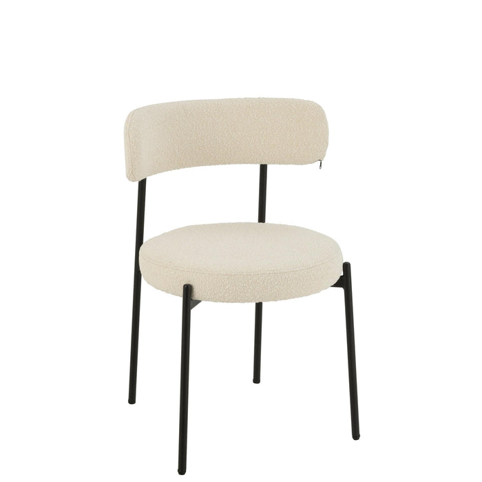 Eetkamerstoel Wit Multiplex 52 cm-Eetkamerstoelen-J-Line