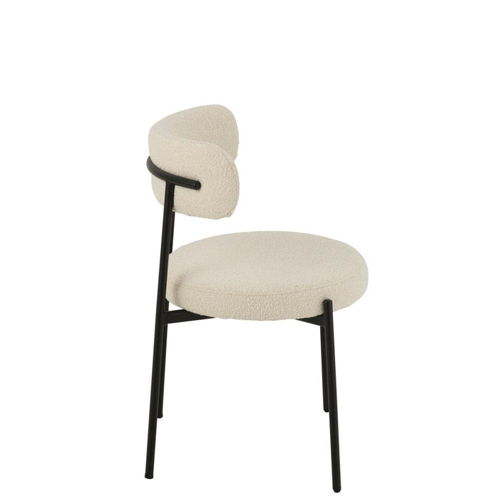 Eetkamerstoel Wit Multiplex 52 cm-Eetkamerstoelen-J-Line
