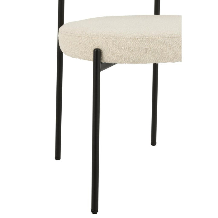 Eetkamerstoel Wit Multiplex 52 cm-Eetkamerstoelen-J-Line