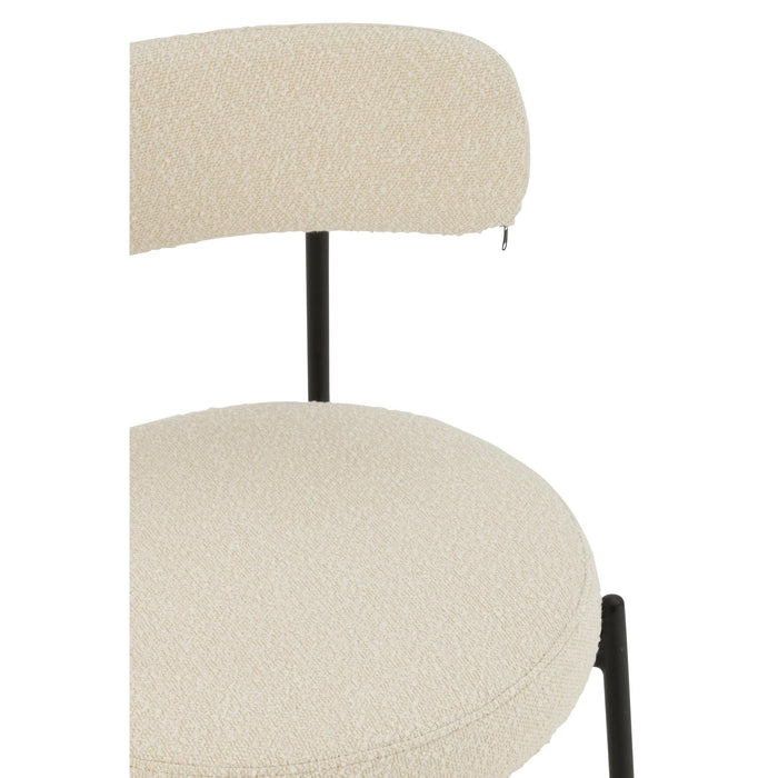 Eetkamerstoel Wit Multiplex 52 cm-Eetkamerstoelen-J-Line