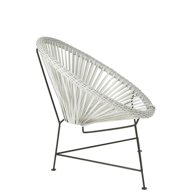 Eetkamerstoel Wit Paint 80 cm 80x80x70 cm-Eetkamerstoelen-J-Line