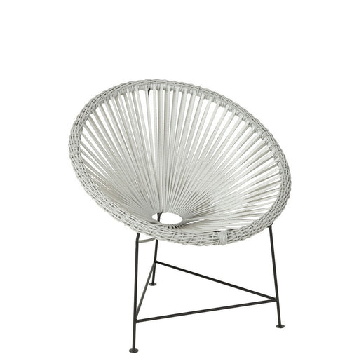 Eetkamerstoel Wit Paint 80 cm 80x80x70 cm-Eetkamerstoelen-J-Line