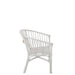 Eetkamerstoel Wit Rotan 44 cm-Eetkamerstoelen-J-Line