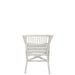 Eetkamerstoel Wit Rotan 44 cm-Eetkamerstoelen-J-Line