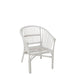 Eetkamerstoel Wit Rotan 44 cm-Eetkamerstoelen-J-Line