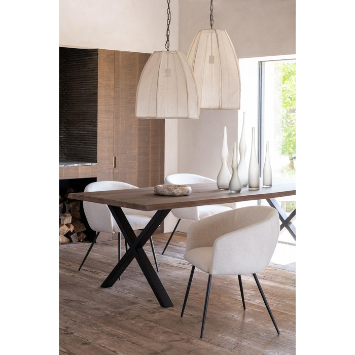 Eetkamerstoel Wit Schuim 61 cm-Eetkamerstoelen-J-Line