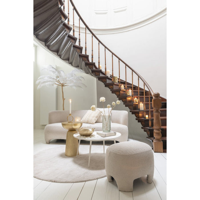 Eetkamerstoel Wit Sponge 41 cm-Poefen-J-Line