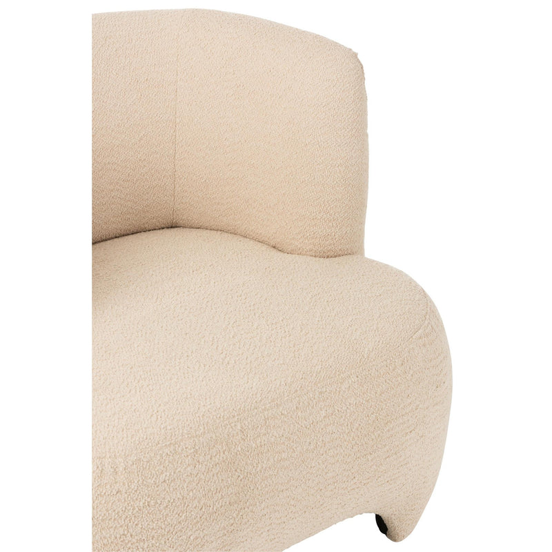 Eetkamerstoel Wit Sponge 79 cm 79x80x71 cm-Eetkamerstoelen-J-Line