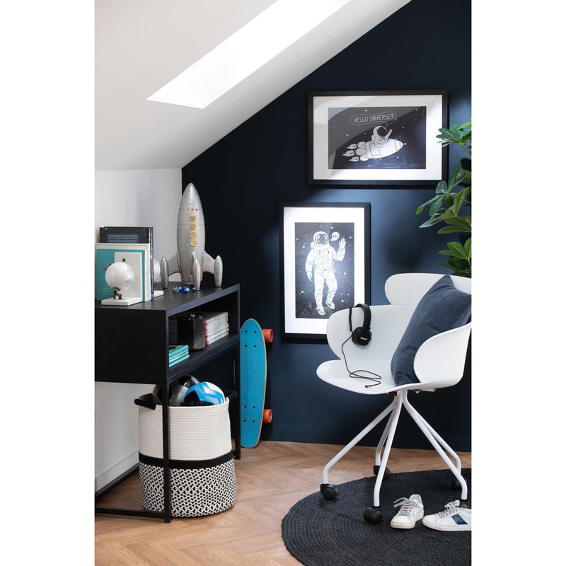 Eetkamerstoel Wit Staal 54 cm 53.5x56x81 cm-Eetkamerstoelen-J-Line