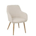 Eetkamerstoel Wit Staal 65 cm 65x68x83 cm-Eetkamerstoelen-J-Line