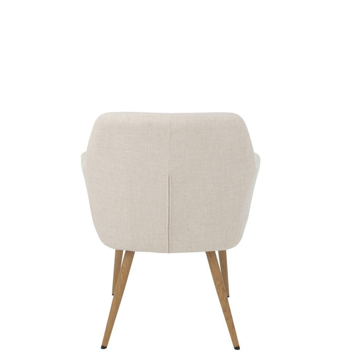 Eetkamerstoel Wit Staal 65 cm-Eetkamerstoelen-J-Line