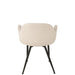 Eetkamerstoel Wit Stof 58 cm-Eetkamerstoelen-J-Line