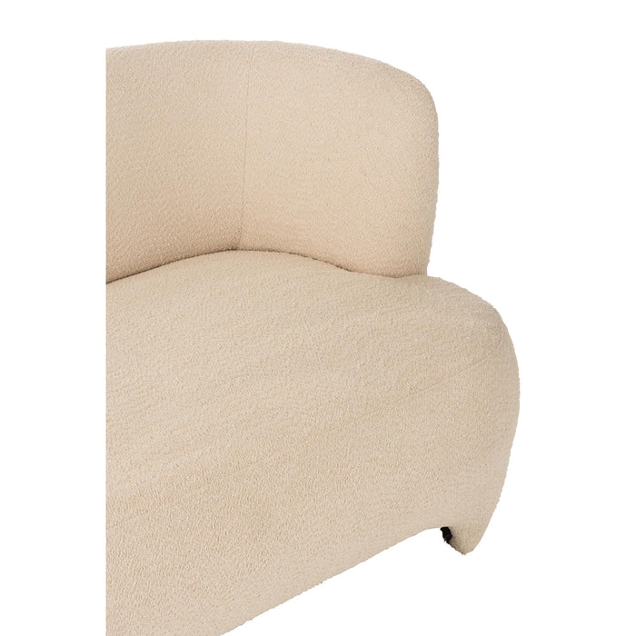 Eetkamerstoel Wit Stof 82 cm-Eetkamerstoelen-J-Line