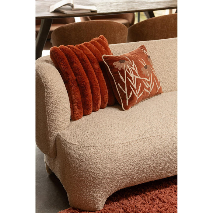 Eetkamerstoel Wit Stof 82 cm-Eetkamerstoelen-J-Line