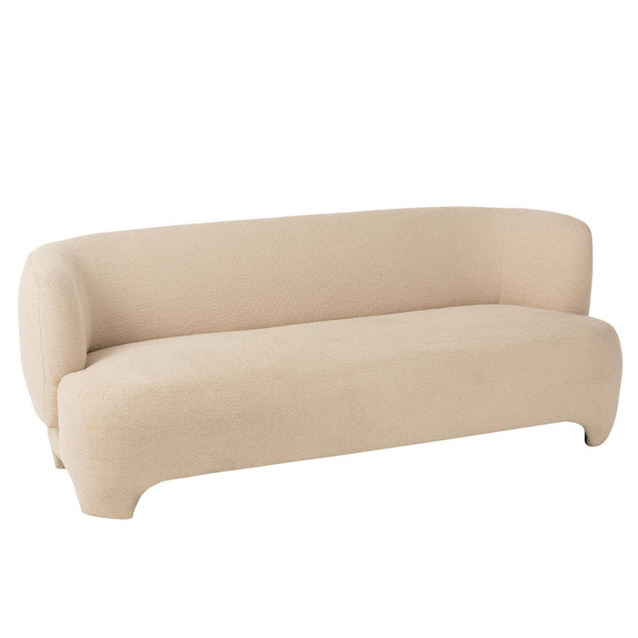 Eetkamerstoel Wit Stof 82 cm-Eetkamerstoelen-J-Line