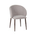 Eetkamerstoel Yuki - Naturel - Royal Boucle - Walnoot Houten-Eetkamerstoelen-LABEL51